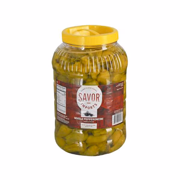 Savor Imports Whole Pepperoncini 1 gal. Jug, PK4